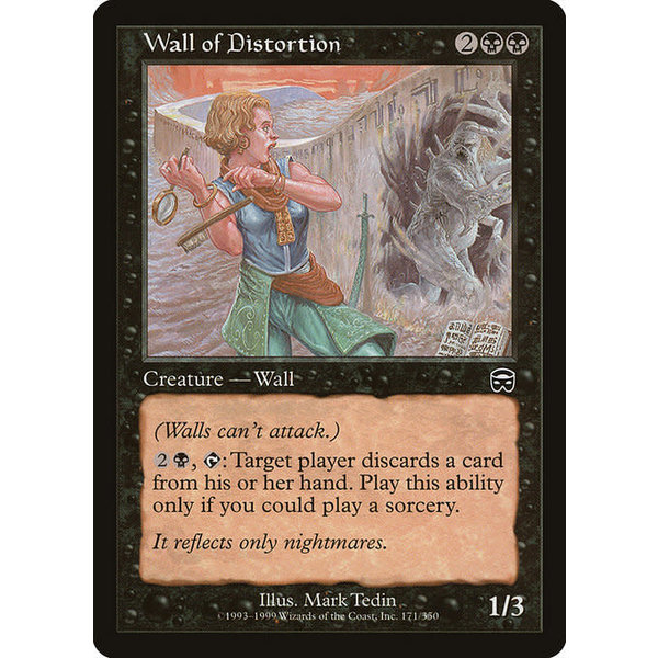 Magic: The Gathering Wall of Distortion (171) Moderately Played