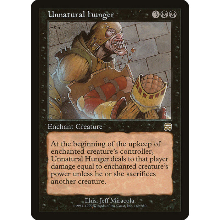Magic: The Gathering Unnatural Hunger (169) Lightly Played