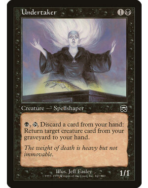 Magic: The Gathering Undertaker (167) Moderately Played