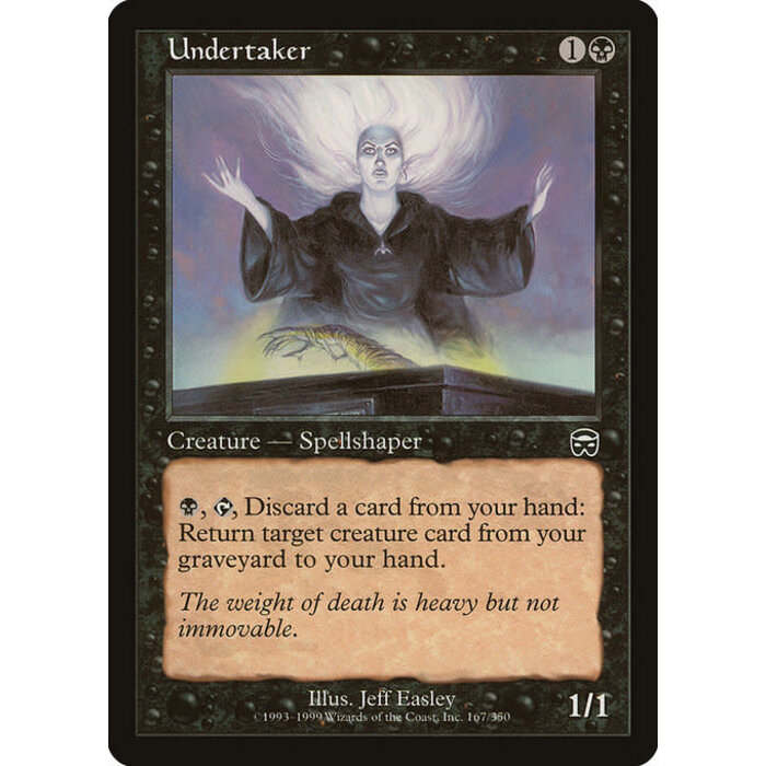 Magic: The Gathering Undertaker (167) Moderately Played