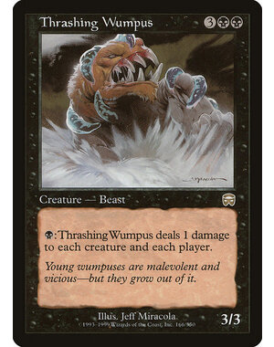Magic: The Gathering Thrashing Wumpus (166) Moderately Played