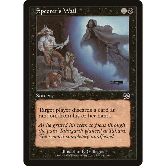 Magic: The Gathering Specter's Wail (164) Lightly Played
