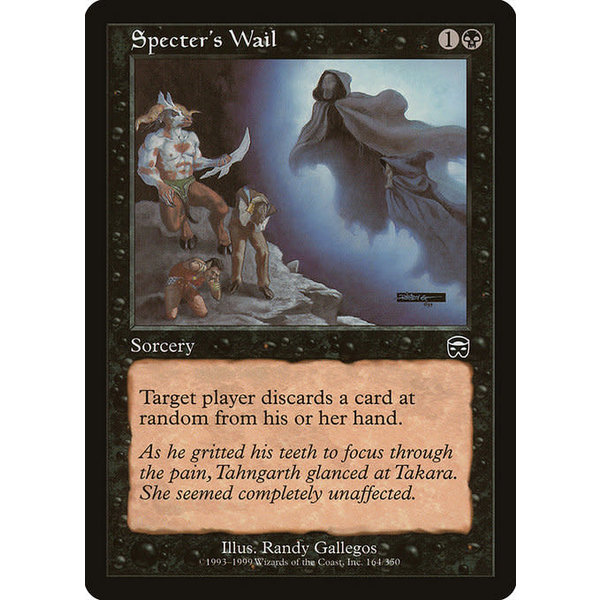 Magic: The Gathering Specter's Wail (164) Moderately Played