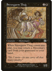 Magic: The Gathering Strongarm Thug (165) Lightly Played