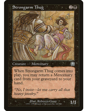 Magic: The Gathering Strongarm Thug (165) Lightly Played