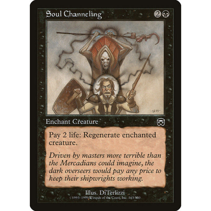Magic: The Gathering Soul Channeling (163) Moderately Played