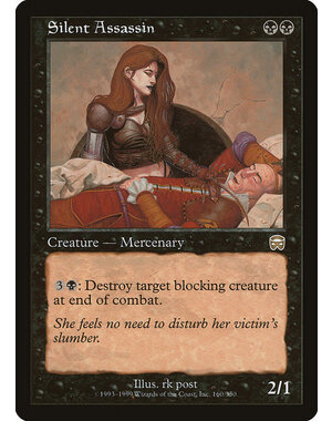 Magic: The Gathering Silent Assassin (160) Lightly Played