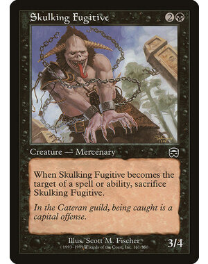 Magic: The Gathering Skulking Fugitive (161) Lightly Played