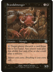 Magic: The Gathering Scandalmonger (158) Heavily Played