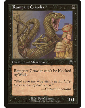Magic: The Gathering Rampart Crawler (156) Moderately Played