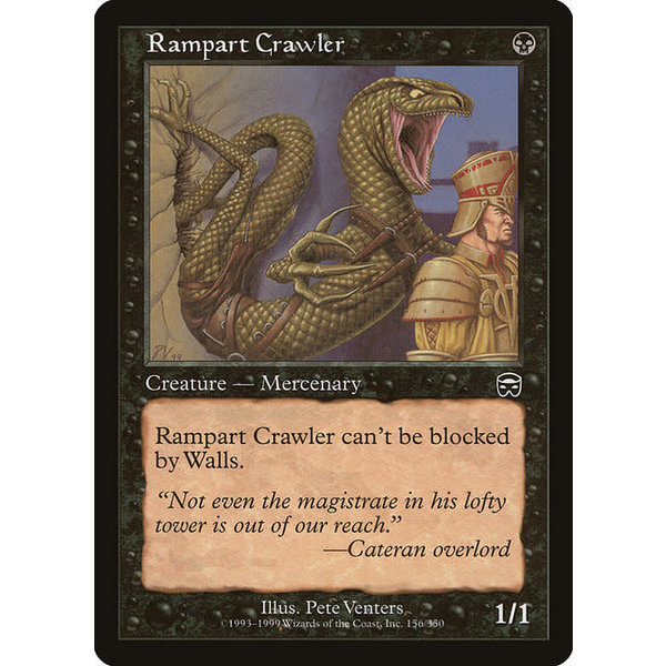 Magic: The Gathering Rampart Crawler (156) Moderately Played