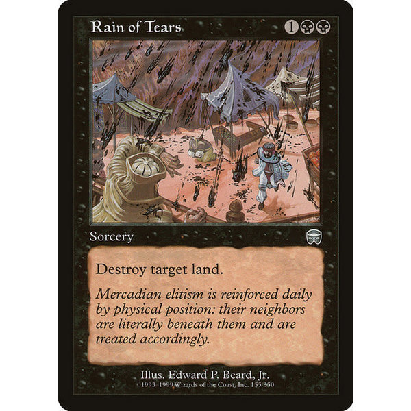 Magic: The Gathering Rain of Tears (155) Moderately Played