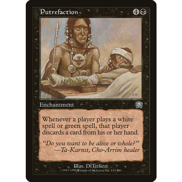 Magic: The Gathering Putrefaction (153) Lightly Played