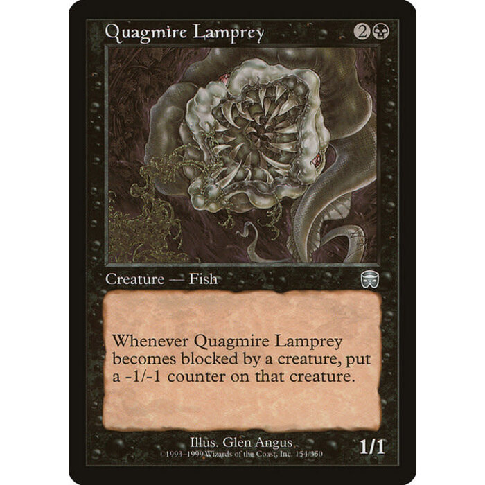 Magic: The Gathering Quagmire Lamprey (154) Moderately Played