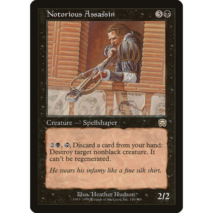 Magic: The Gathering Notorious Assassin (150) Lightly Played