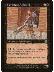 Magic: The Gathering Notorious Assassin (150) Moderately Played