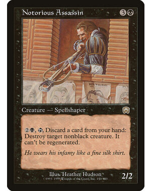 Magic: The Gathering Notorious Assassin (150) Moderately Played