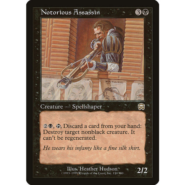 Magic: The Gathering Notorious Assassin (150) Moderately Played