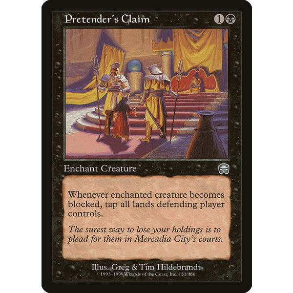 Magic: The Gathering Pretender's Claim (151) Heavily Played