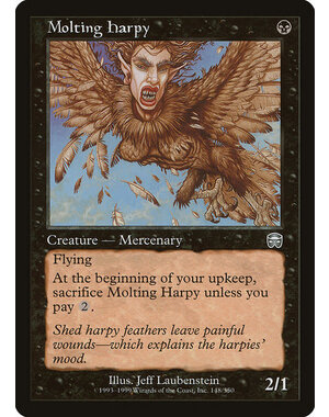 Magic: The Gathering Molting Harpy (148) Moderately Played