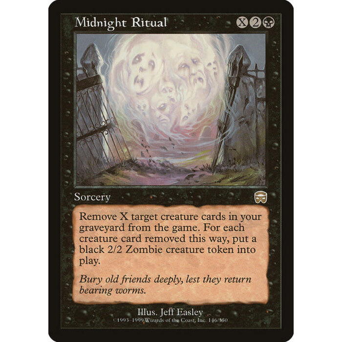 Magic: The Gathering Midnight Ritual (146) Moderately Played