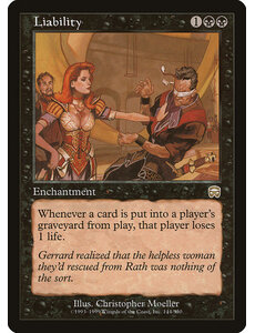 Magic: The Gathering Liability (144) Lightly Played
