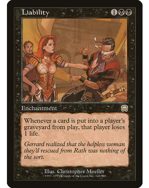 Magic: The Gathering Liability (144) Lightly Played