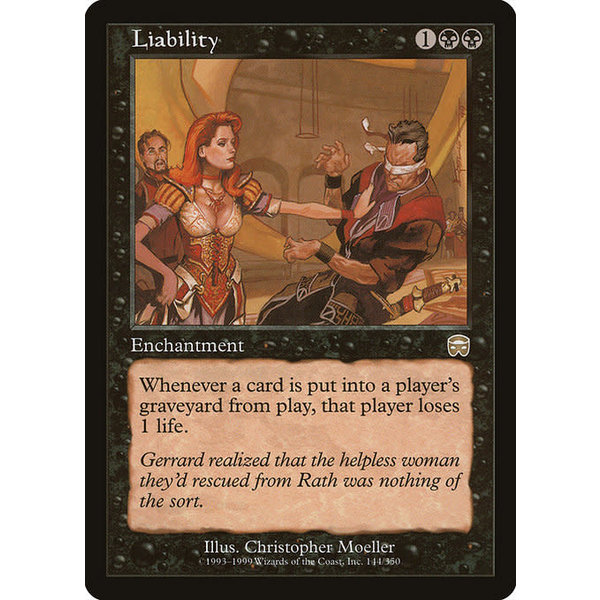 Magic: The Gathering Liability (144) Lightly Played