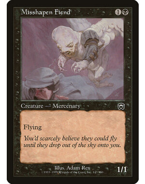 Magic: The Gathering Misshapen Fiend (147) Moderately Played