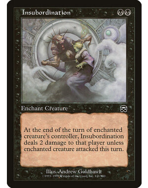 Magic: The Gathering Insubordination (141) Moderately Played
