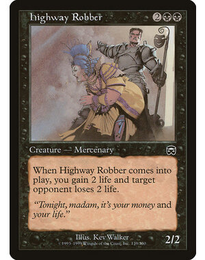 Magic: The Gathering Highway Robber (139) Moderately Played
