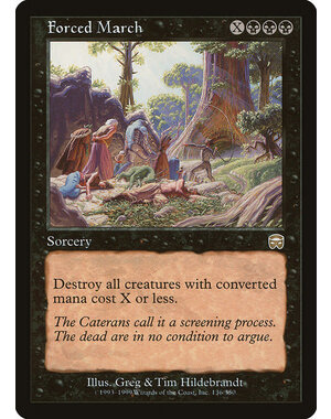 Magic: The Gathering Forced March (136) Lightly Played