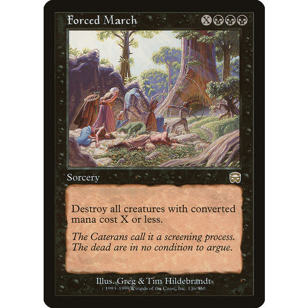 Magic: The Gathering Forced March (136) Lightly Played