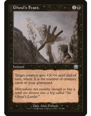 Magic: The Gathering Ghoul's Feast (137) Lightly Played
