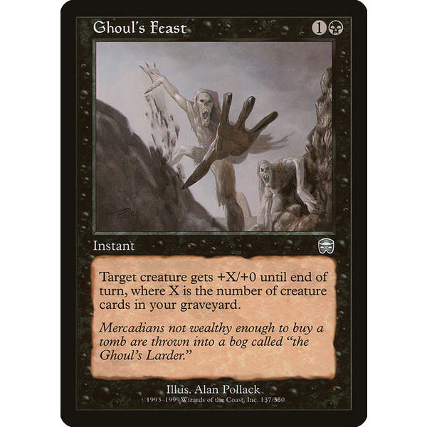 Magic: The Gathering Ghoul's Feast (137) Lightly Played