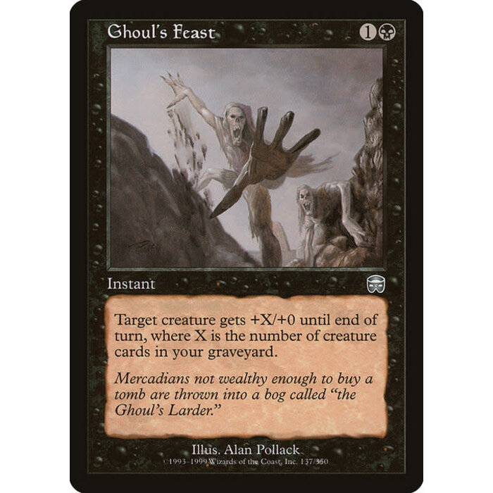 Magic: The Gathering Ghoul's Feast (137) Lightly Played