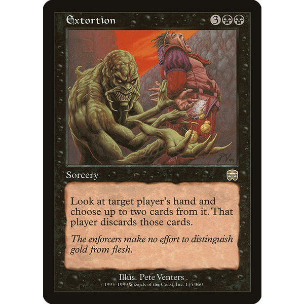 Magic: The Gathering Extortion (135) Heavily Played