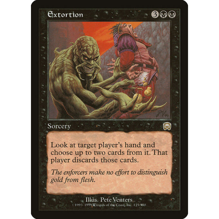 Magic: The Gathering Extortion (135) Lightly Played
