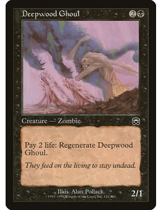 Magic: The Gathering Deepwood Ghoul (131) Lightly Played