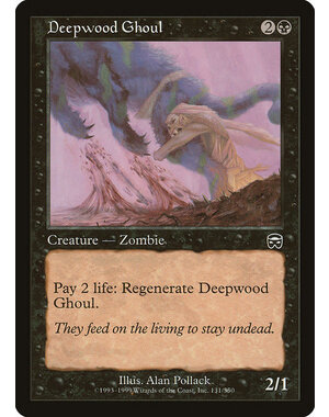 Magic: The Gathering Deepwood Ghoul (131) Lightly Played