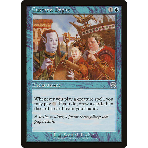 Magic: The Gathering Customs Depot (071) Lightly Played