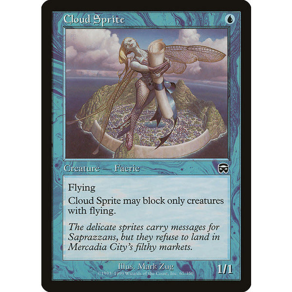 Magic: The Gathering Cloud Sprite (067) Moderately Played