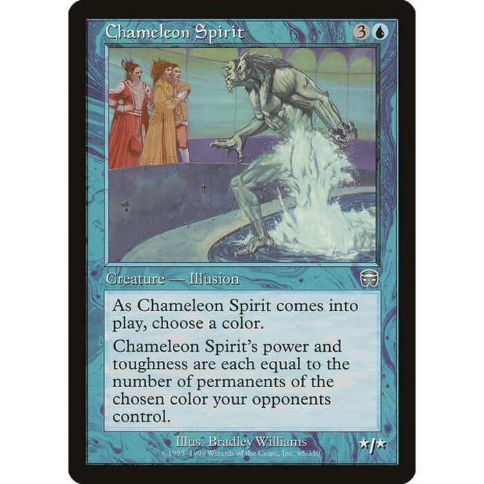 Magic: The Gathering Chameleon Spirit (065) Moderately Played