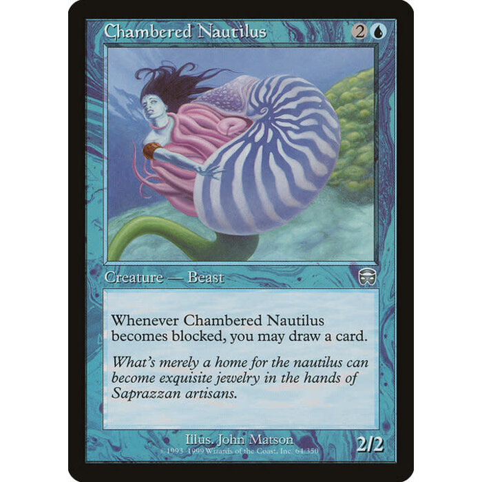 Magic: The Gathering Chambered Nautilus (064) Moderately Played
