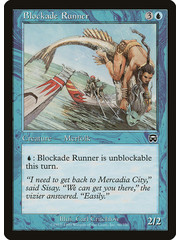 Magic: The Gathering Blockade Runner (060) Moderately Played