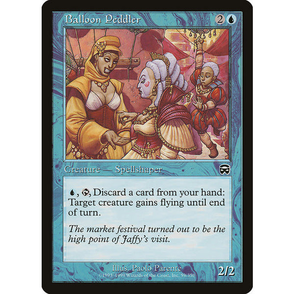 Magic: The Gathering Balloon Peddler (059) Moderately Played