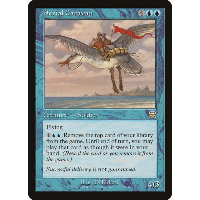 Magic: The Gathering Aerial Caravan (058) Lightly Played