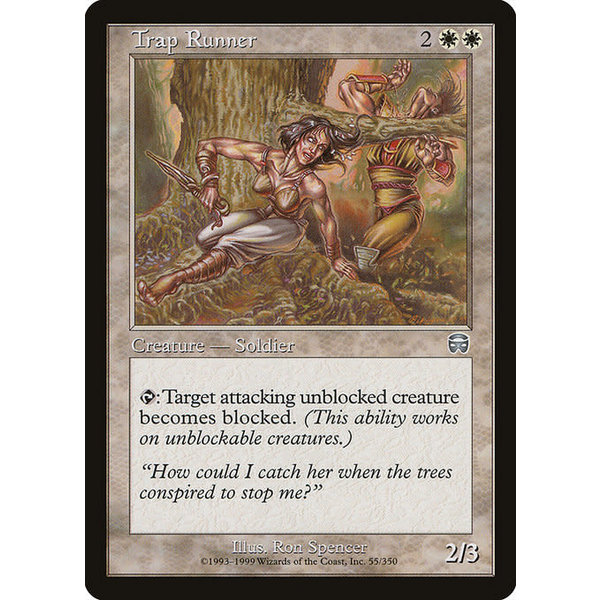 Magic: The Gathering Trap Runner (055) Moderately Played