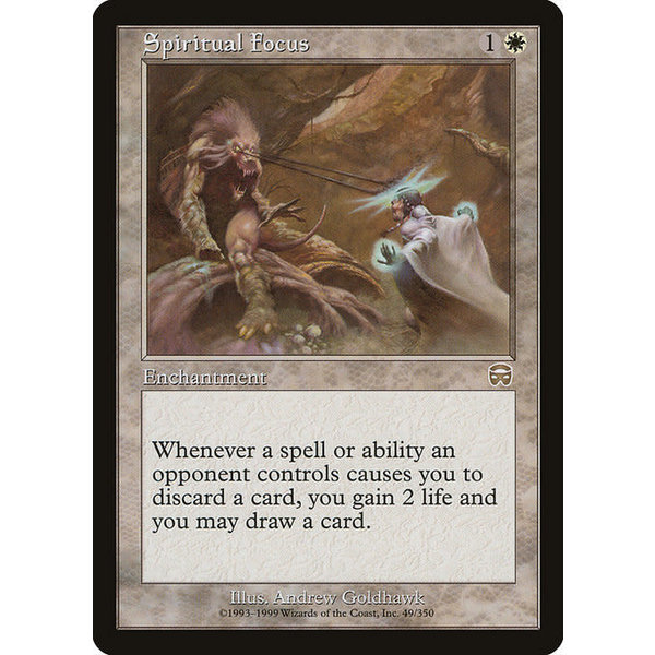 Magic: The Gathering Spiritual Focus (049) Moderately Played