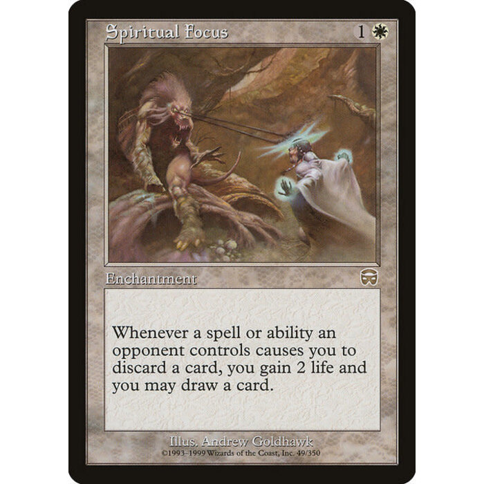 Magic: The Gathering Spiritual Focus (049) Moderately Played
